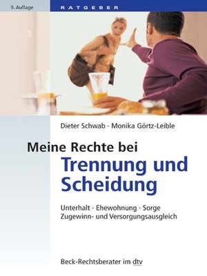 cover image of Meine Rechte bei Trennung und Scheidung